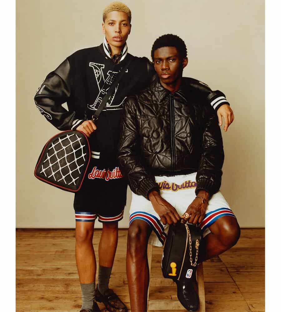 Louis Vuitton　NBAコラボ　ハーフパンツ　レザーパッチ　サイズS The Second Louis Vuitton x NBA collection is Here - 10 Magazine